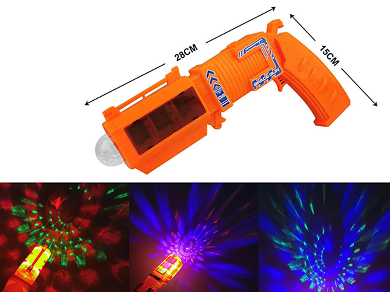 B/O Windmill Optical Fiber  Gun With Light And Music