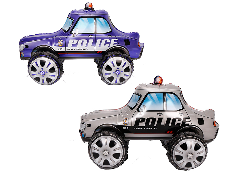 Inflatable 3D Foil Balloon - Police Car