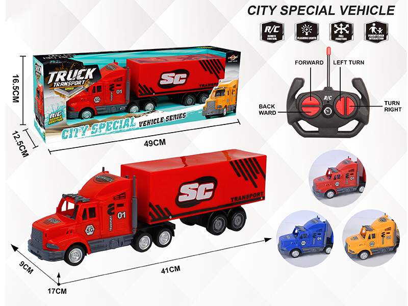 Remote Control 4-Channle Container Car