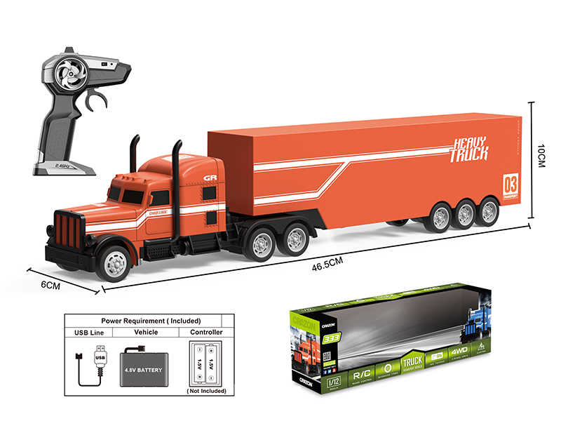 1:16 2.4G Remote Control Container Car