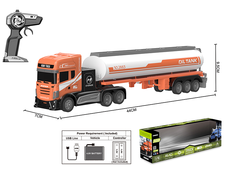 1:16 2.4G 4-Channel Remote Control Container Car