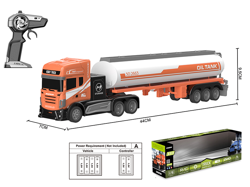 1:16 2.4G 4-Channel Remote Control Container Car