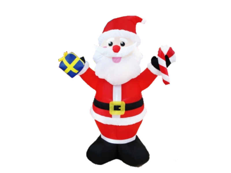 150cm Standing Santa,With  4pcs LED Lights,With Fan And Adaptor