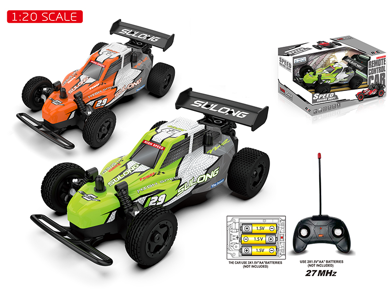 27MHz Remote Control 1:20 Off-Road High-Speed Car