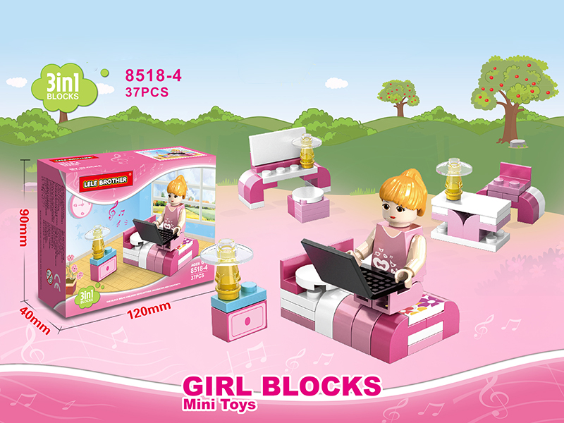 Girl Series Building Blocks 37PCS