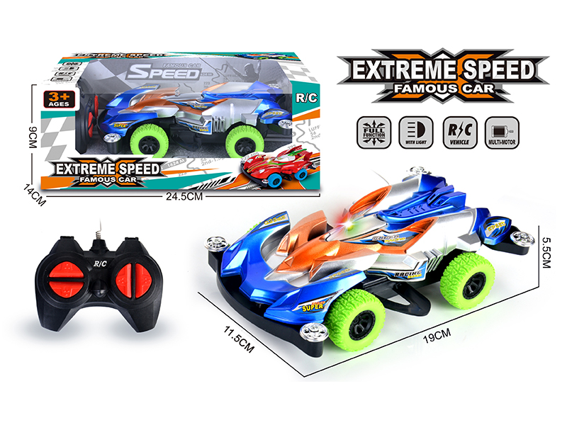 4Ch R/C Racing Car With Double Flashing Lights