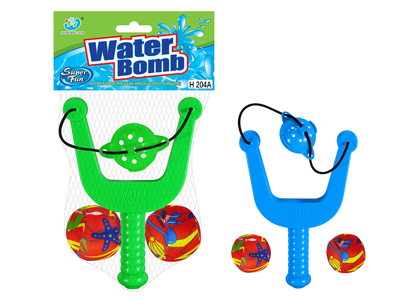 Slingshot + 2pcs 5CM Water Balls