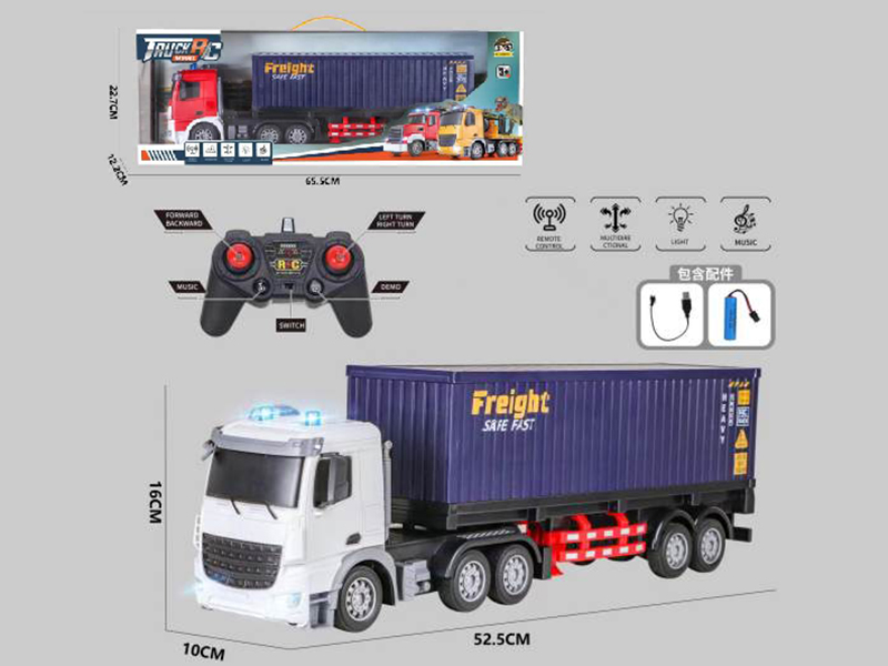 6-Channel Remote Control Container Truck