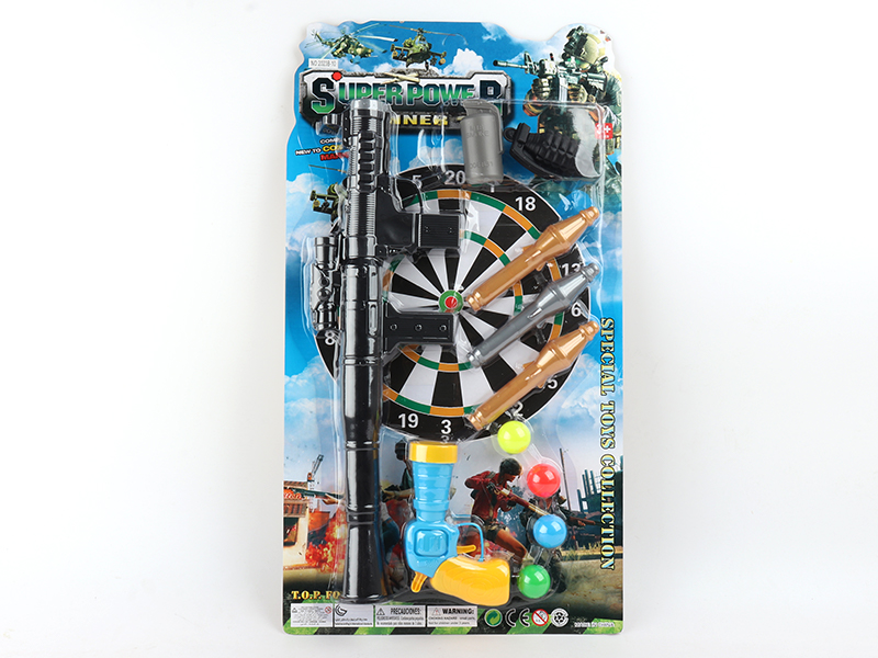 Rocket Gun Table Tennis Gun Set