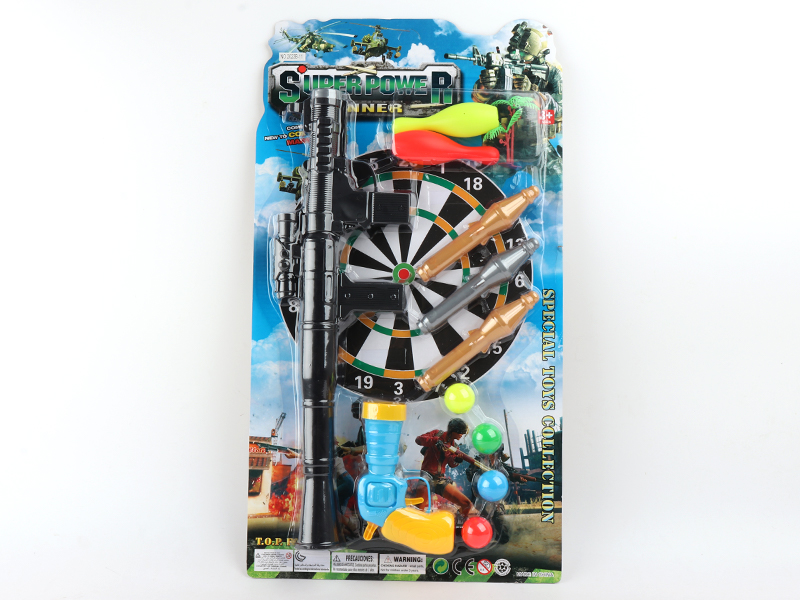 Rocket Gun Table Tennis Gun Set