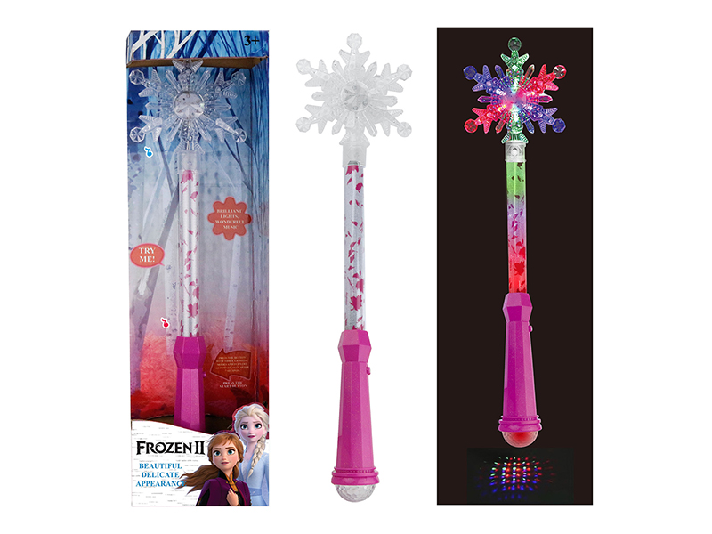 Frozen II B/O Snowflake Flash Magic Stick