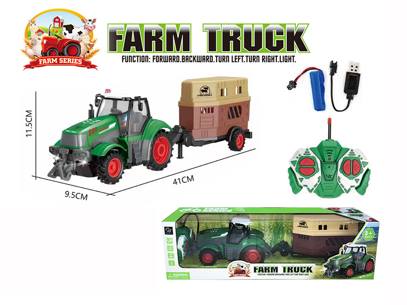 4-Channel Remote Control Farm Truck With Light