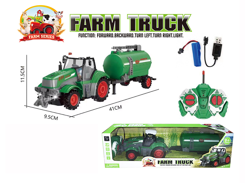 4-Channel Remote Control Farm Truck With Light