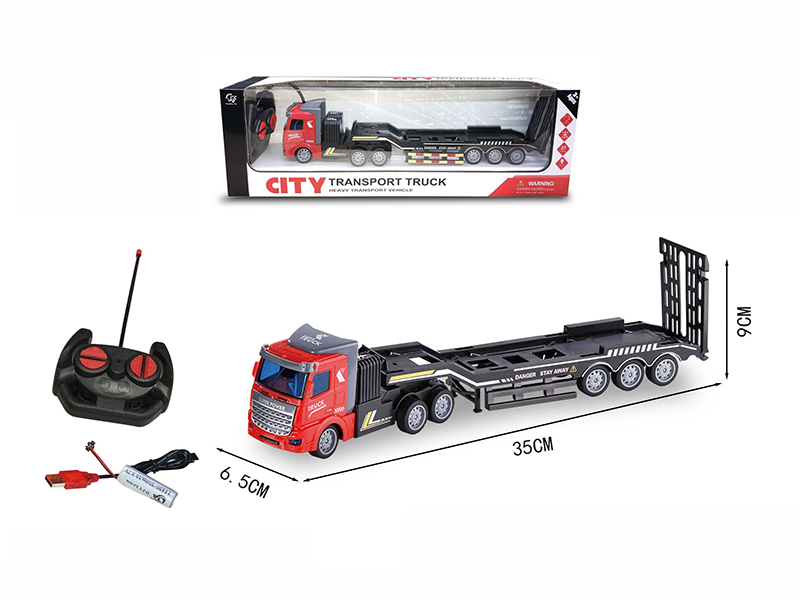 4-Channel Remote Control City Transport Truck