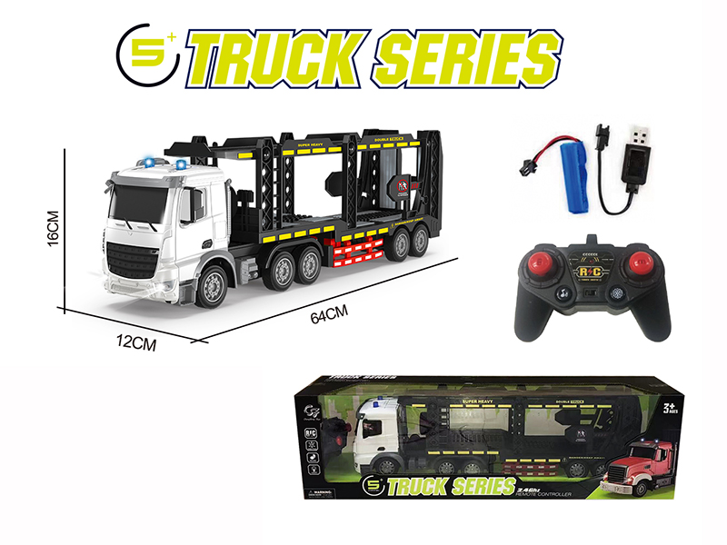 2.4G 6-Channel Remote Control Transport Truck With Lights,Music,Automatic Demonstration