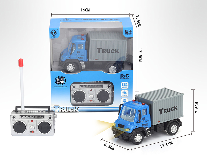 1:64 4-Channel Remote Control Transport Container Truck(German Style)