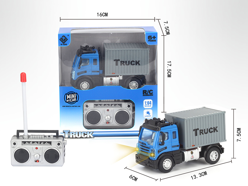 1:64 4-Channel Remote Control Transport Container Truck(European Style)