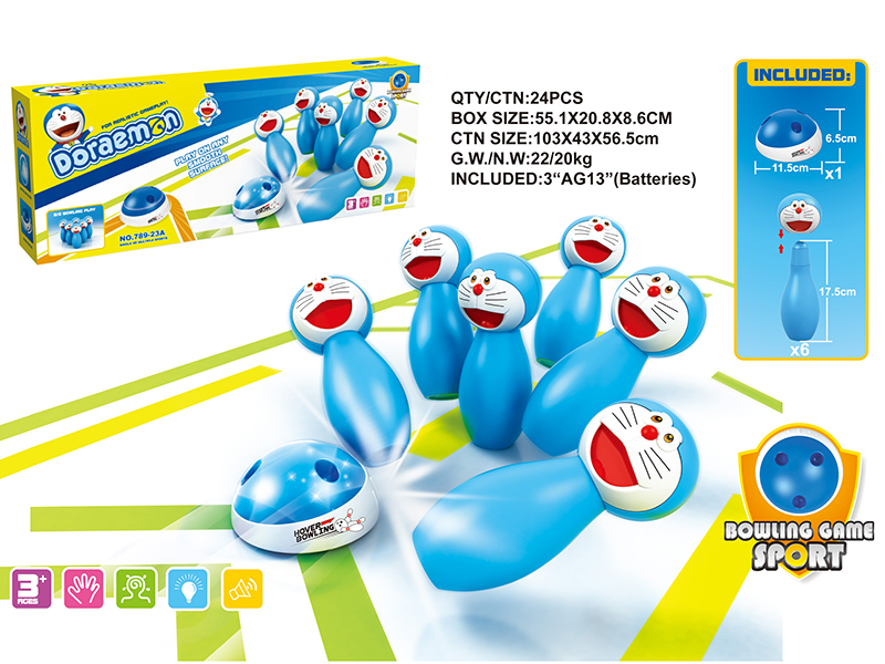 Doraemon Bowling With Sound And Light