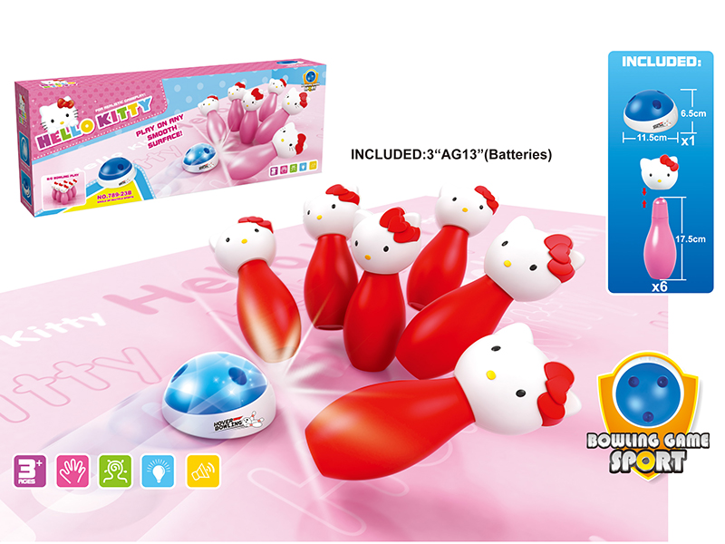 Hello Kitty Bowling With Sound And Light