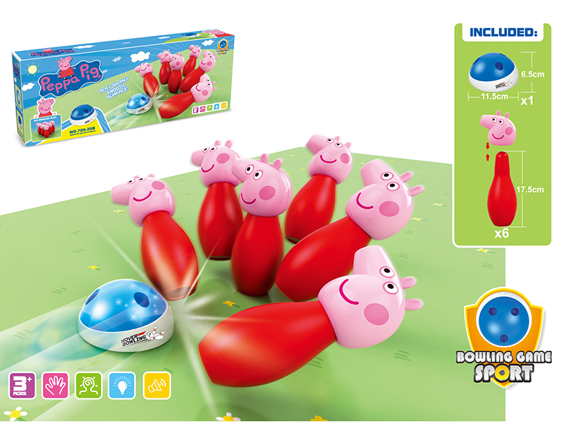 Peppa Pig Bowling With Sound And Light