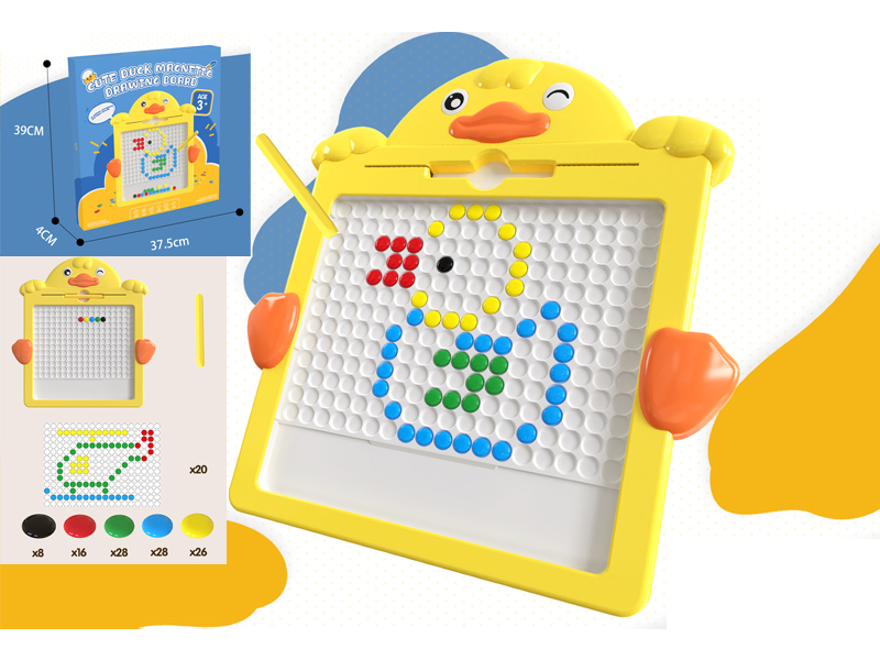 Cute Duck Magnetic Drawing Board Pen Large