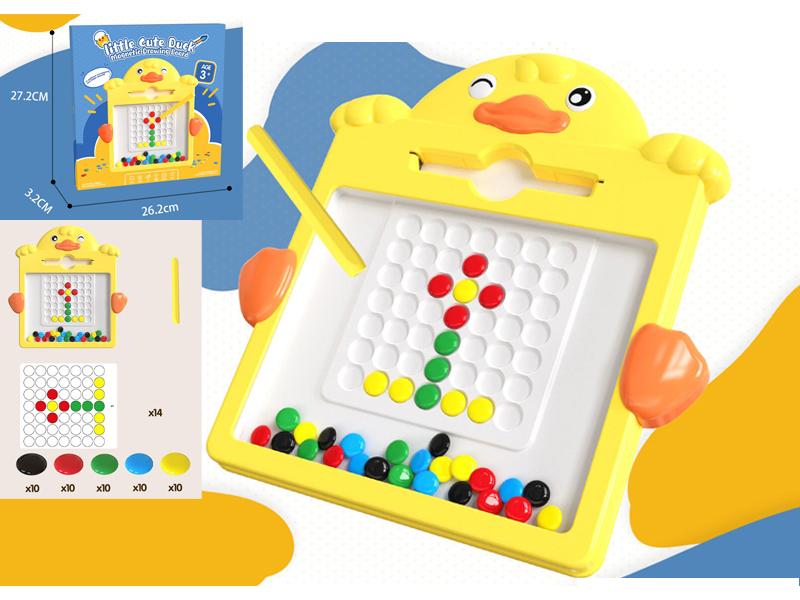 Cute Duck Magnetic Drawing Board Pen Small