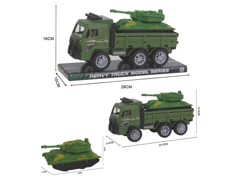 Friction Military Vehicle Tank