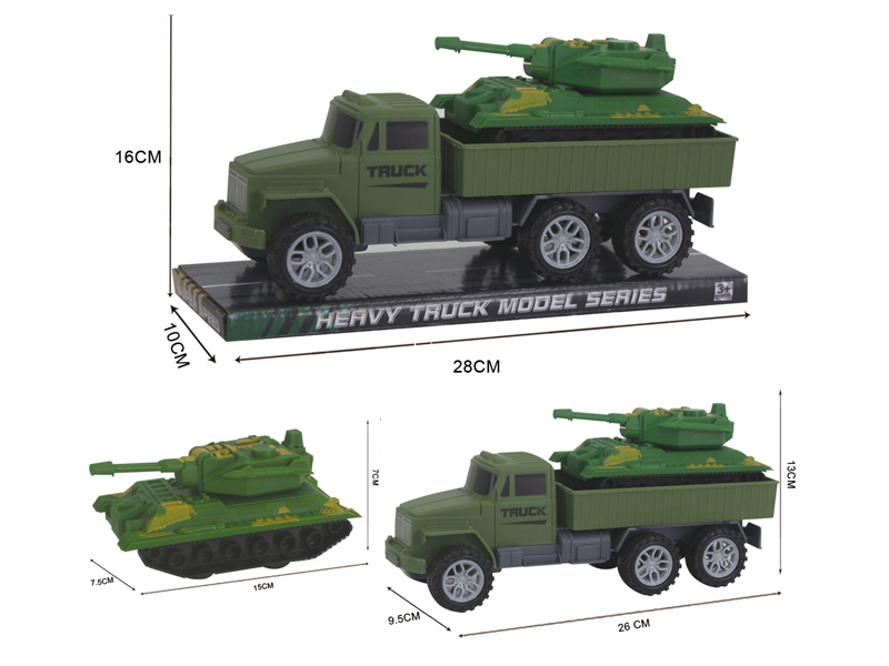 Friction Military Vehicle Tank