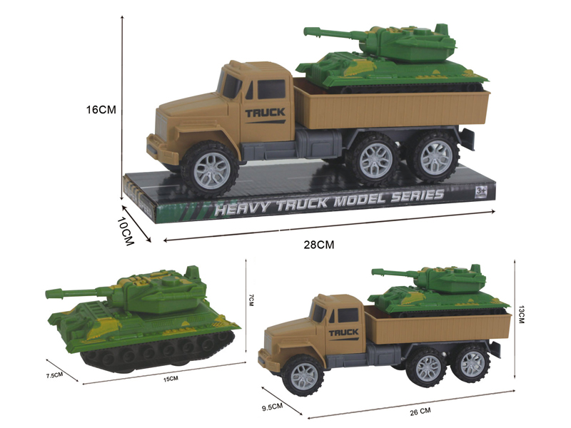 Friction Military Vehicle Tank