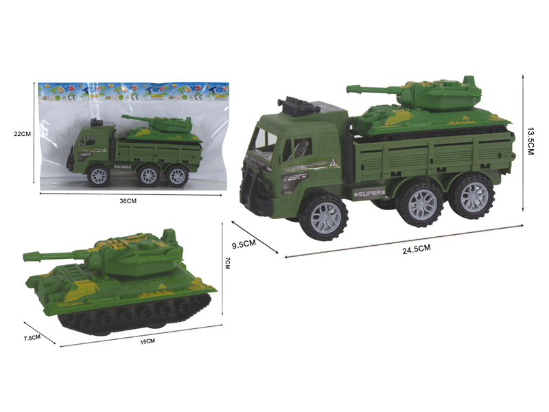 Friction Military Vehicle Tank