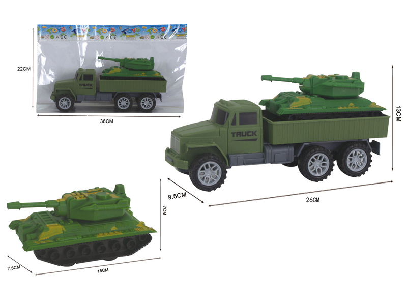 Friction Military Vehicle Tank