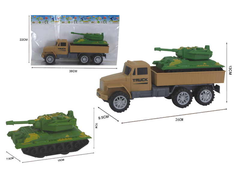 Friction Military Vehicle Tank