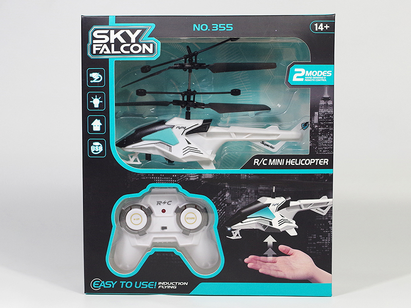 2 Modes Remote Control & Induction Flying Helicopter