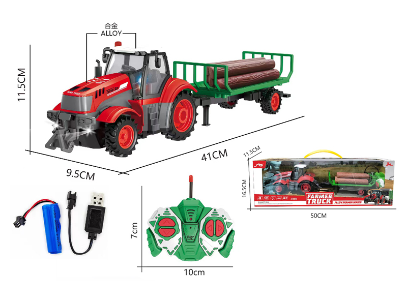 1:24 4Ch R/C Timber Truck With Light