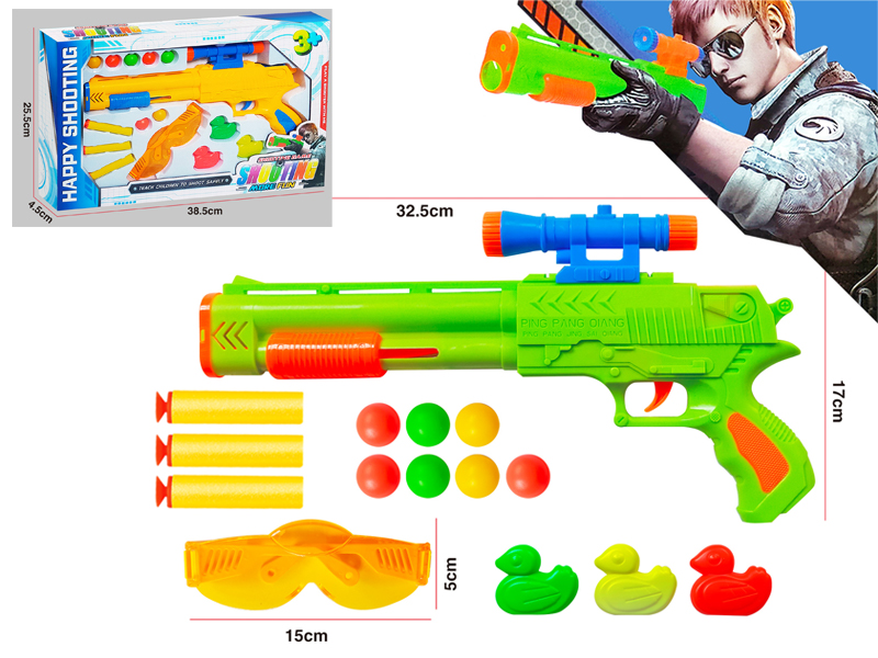 Ping-Pong Ball Gun Toy