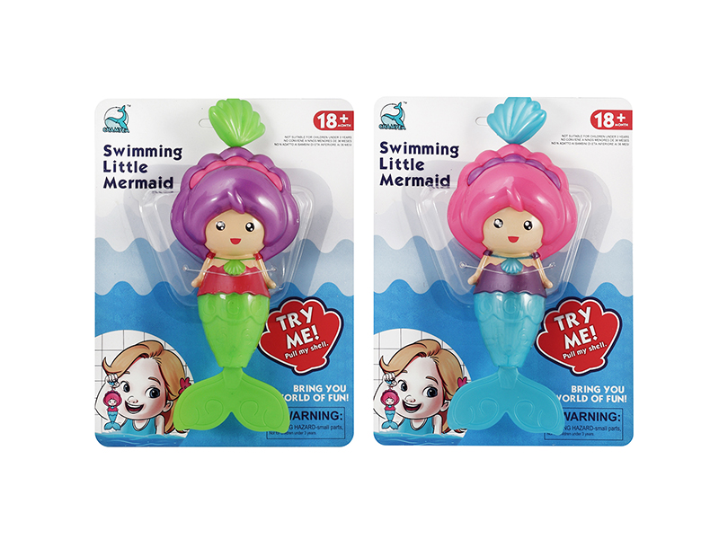 Pull Line Swimming Little Mermaid