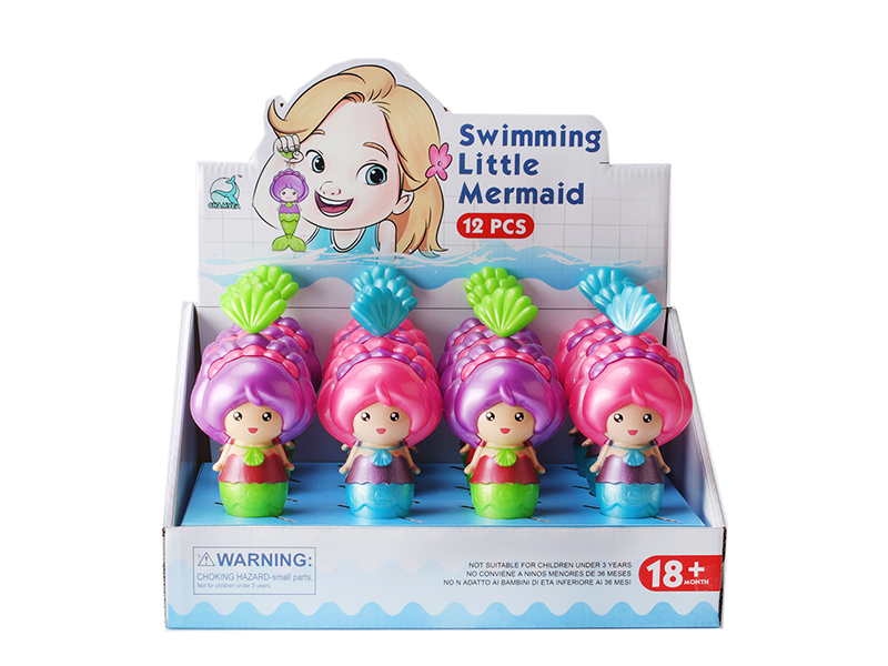 Pull Line Swimming Little Mermaid 12pcs/Box