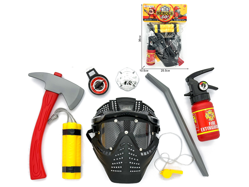 8PCS Fire Fighting Toy Set