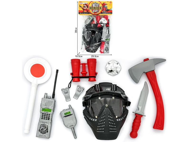 10PCS Fire Fighting Toy Set