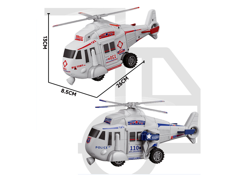 Friction Ambulance Special Police Aircraft