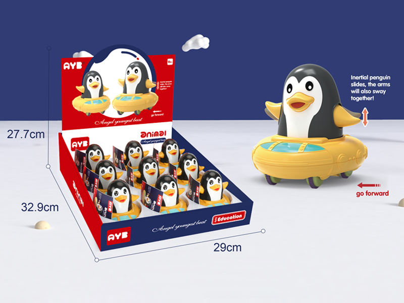 9PCS Friction Penguin Toy