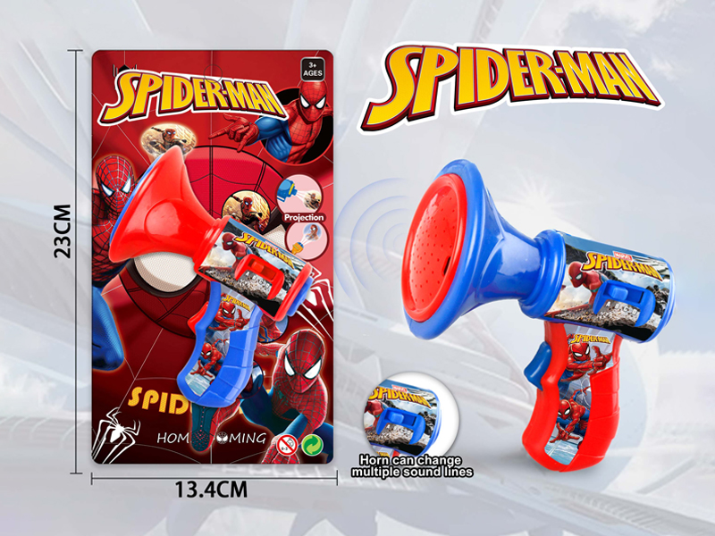 Spider-Man Horn Sound Transformer With Light