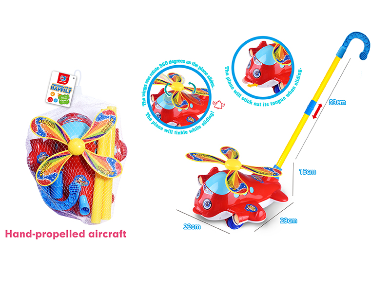 Hand Push Aircraft Toy