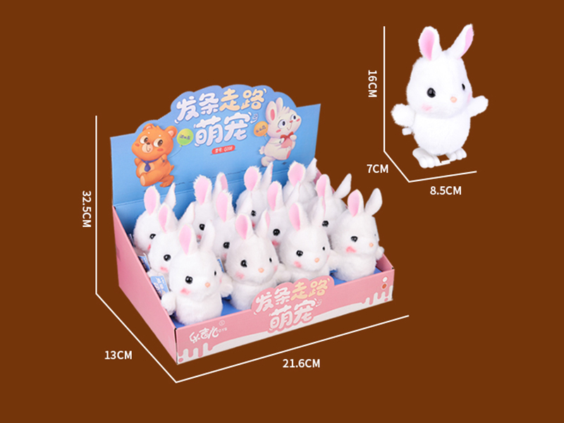 Wind Up Walking Rabbit 12pcs