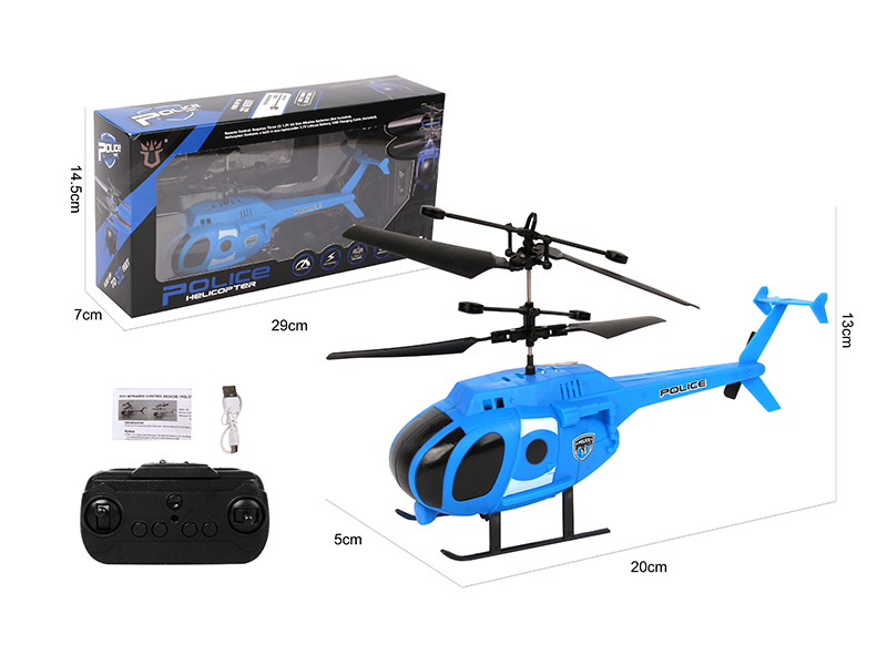 2.5CH Remote Control Infrared Ray Helicopter(Blue)