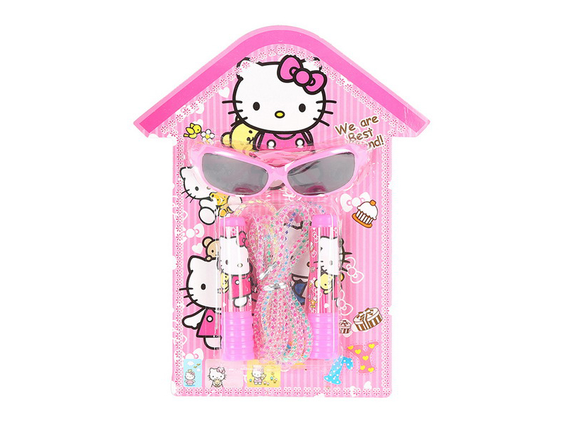 Hello Kitty Rope Skipping + Sunglasses