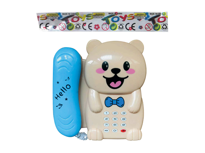 Black Bear Telephone Toy