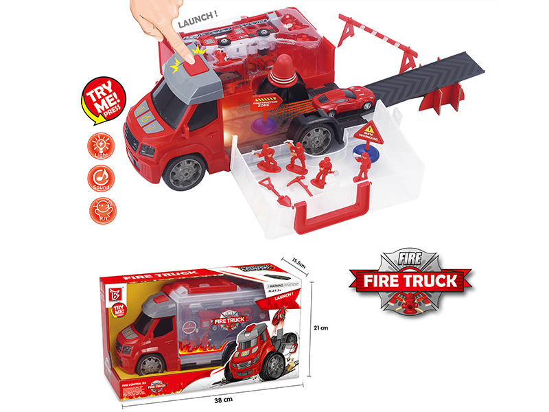 Fire Protection Toy Theme Storage Car 27pcs