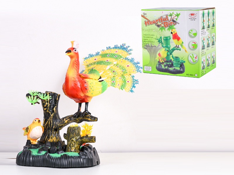 Sound Control Tree Seat Peacock Double Bird