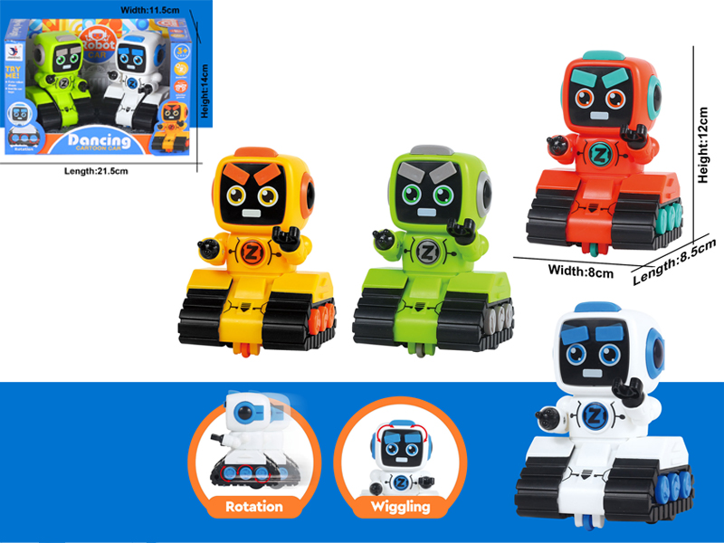 2PCS FrictionRobot Toy